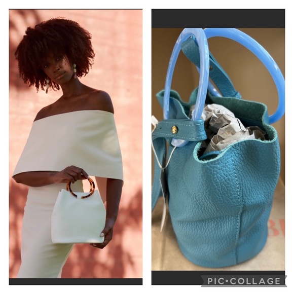 CULBIA Handbags - CULBIA BLUE BAG AZURE COLOR PURSE